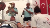 Edirne'de oyun havalı kan bağışı
