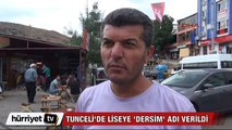 Tunceli'de liseye 