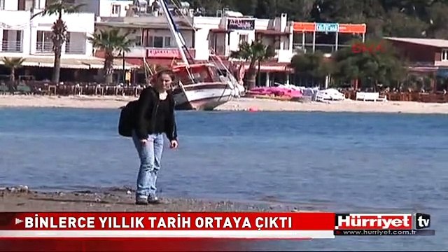 SULAR ÇEKİLDİ, BİNLERCE YILLIK TARİH ORTAYA ÇIKTI