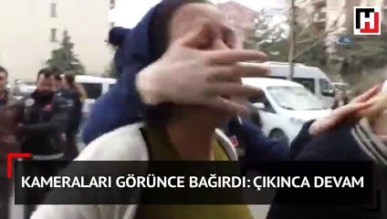 Kameraları görünce böyle bağırdı: "Çıkınca devam!"