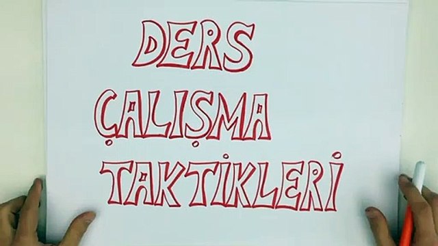 Ders Çalışma Taktikleri