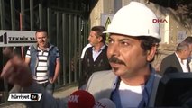 Fırtına Halkalı'da inşaat vincini yıktı