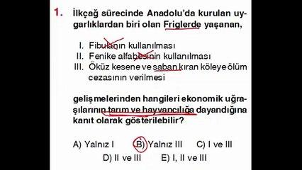 TARİH SORULARININ ÇÖZÜMLERİ