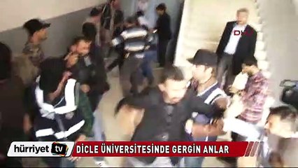 Dicle Üniversitesi'nde olaylar çıktı