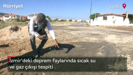 İzmir'deki deprem faylarında sıcak su ve gaz çıkışı tespiti