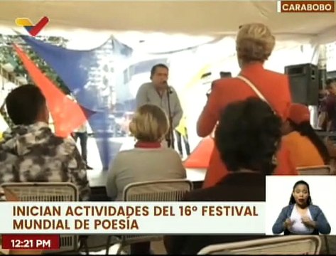 Carabobo | Más de 60 poetas participan en las actividades del XVI Festival Mundial de Poesía