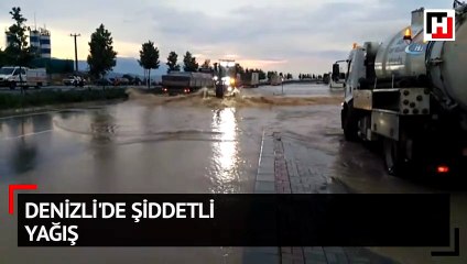 Denizli'de şiddetli yağış