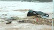 Las lluvias torrenciales azotan la costa de la isla griega de Creta