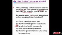 DİN KÜLTÜRÜ VE AHLAK BİLGİSİ SORULARININ ÇÖZÜMLERİ