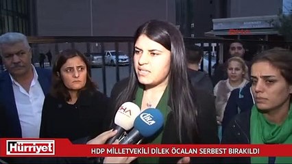 HDP milletvekili Dilek Öcalan serbest bırakıldı