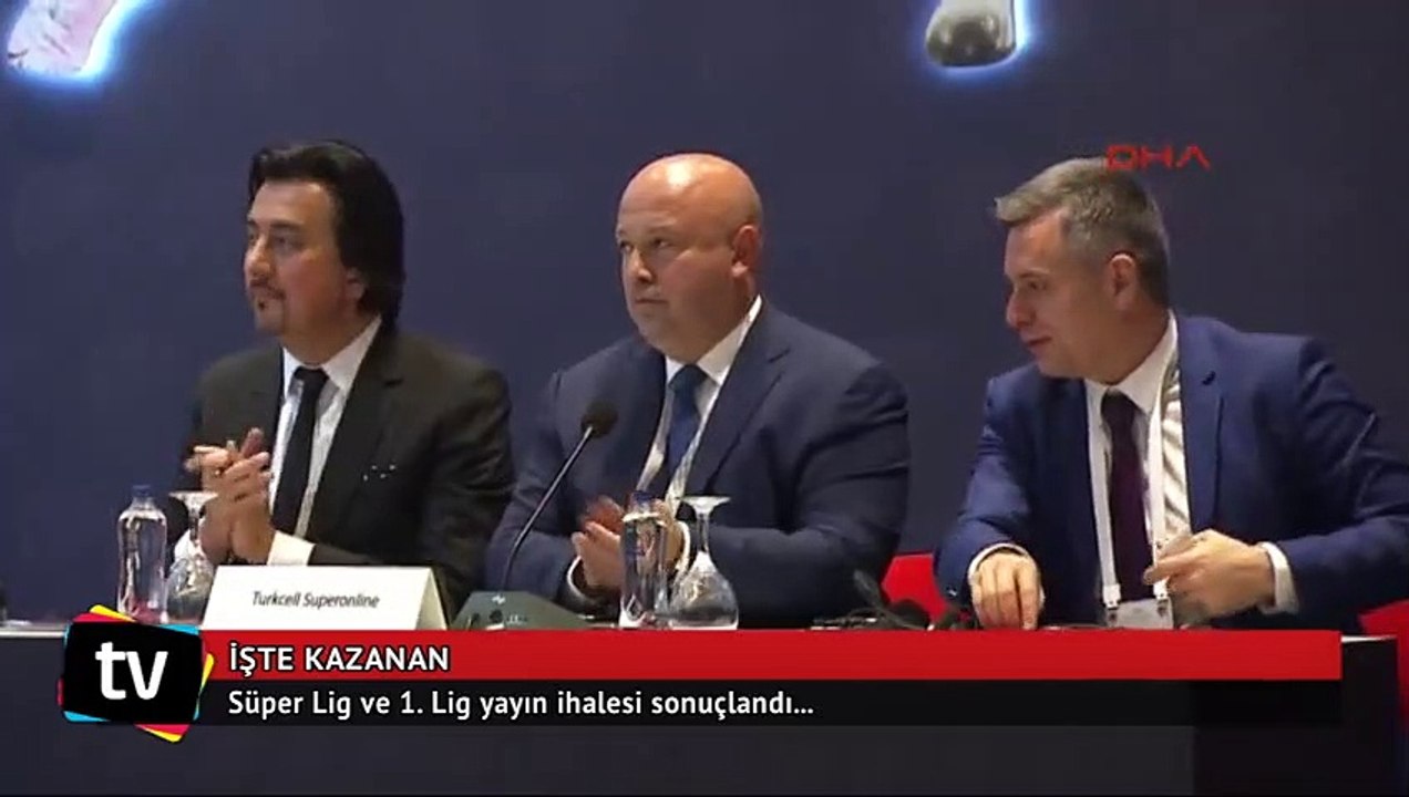 Süper Lig ve 1. Lig yayın ihalesi sonuçlandı...