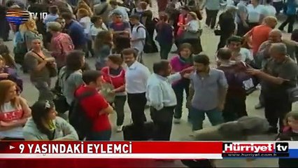 İŞTE TAKSİM GEZİ PARKI'NDAKİ O KÜÇÜK DİRENİŞÇİ KIZ