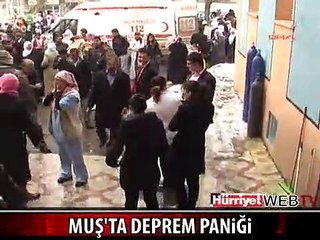 MUŞ'TA 5.0 BÜYÜKLÜĞÜNDE DEPREM