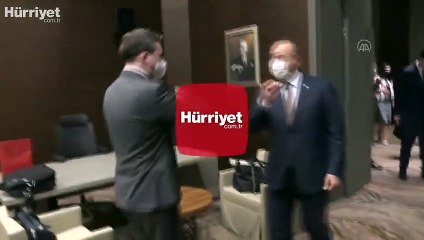 Bakan Çavuşoğlu, Sırp mevkidaşı Selakoviç ile bir araya geldi