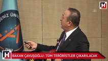 Bakan Çavuşoğlu: Tüm teröristler çıkarılacak