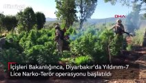 İçişleri Bakanlığınca, Diyarbakır'da Yıldırım-7 Lice Narko-Terör operasyonu başlatıldı