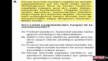 DİN KÜLTÜRÜ VE AHLAK BİLGİSİ SORULARININ ÇÖZÜMLERİ