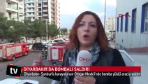 Diyarbakır'da polis servis midibüsüne bombalı araçla saldırı