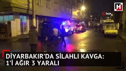 Sokak ortasında silahlı kavga