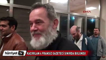 Suriye'de kaçırılan 4 fransız gazeteci, sınırda bulundu