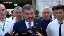 Sağlık Bakanı Fahrettin Koca, maden faciasında İstanbul'a getirilen yaralılara ilişkin açıklamalarda bulundu