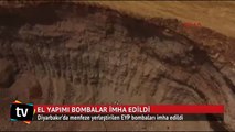 Diyarbakır'da menfeze yerleştirilen EYP bombası imha edildi