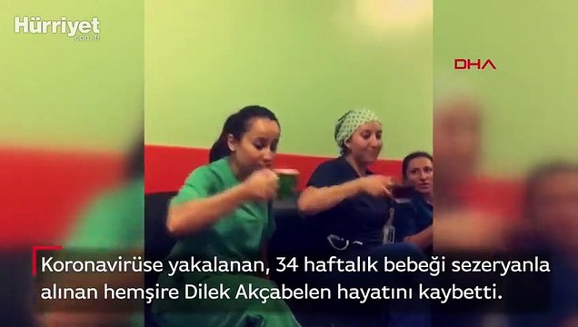 Koronavirüse yakalanan, 34 haftalık bebeği sezeryanla alınan hemşire Dilek Akçabelen hayatını kaybetti.