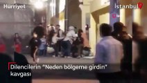 Dilencilerin “Neden bölgeme girdin” kavgası