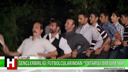 GENÇLERBİRLİĞİ FUTBOLCULARI DÜĞÜN DERNEK FİLMİNİN O SAHNESİNİ CANLANDIRDILAR