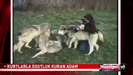 KURTLARLA DOSTLUK KURAN ADAM