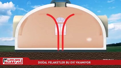 Doğal felaketler bu evi yıkamıyor!