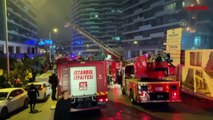 İstanbul'da 24 katlı binada yangın korkutan yangın
