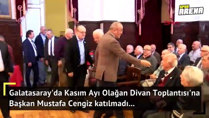 Galatasaray'da Kasım ayı divan toplantısı