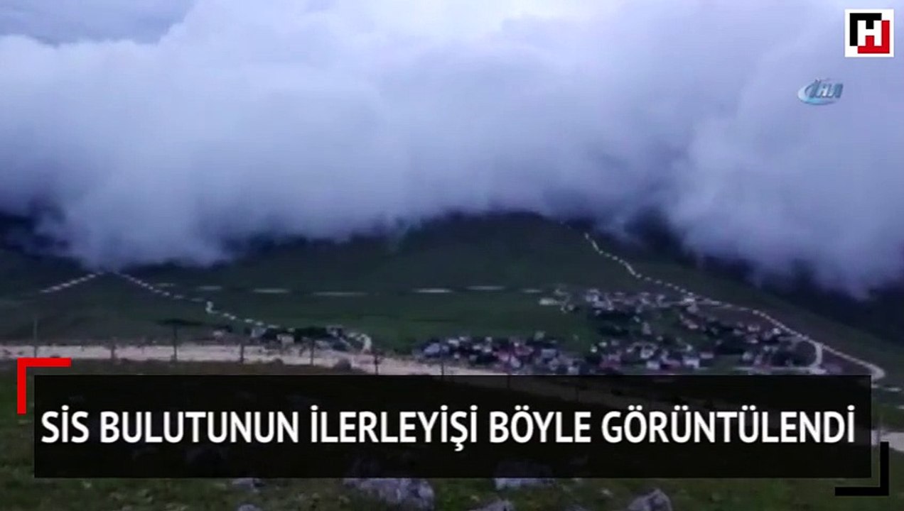 Sis bulutunun ilerleyişi böyle görüntülendi