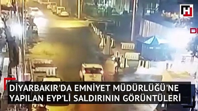 Emniyet Müdürlüğü'ne yapılan EYP’li saldırının görüntüleri ortaya çıktı