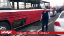 Diyarbakır Sur'da polise saldırı