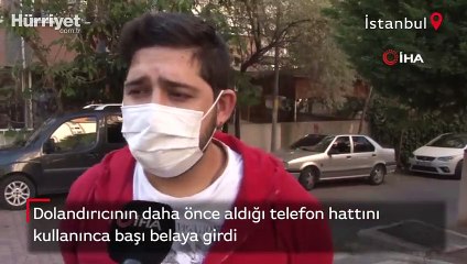Dolandırıcının kullandığı telefon hattını alınca başına gelmeyen kalmadı