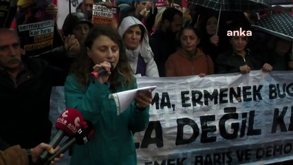 İstanbul'da 'maden' protestosu: 'Her ay bir Soma'yı bize yaşatanlara tahammülümüz kalmadı'
