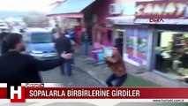 LİCE'DE SEÇİM KAVGASI! SOPALARLA BİRBİRLERİNE GİRDİLER