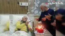 Eşref Kolçak’a hastane odasında sürpriz doğum günü