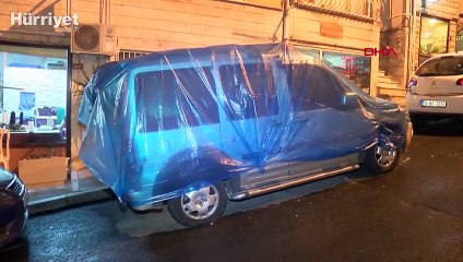 Vatandaşlar doluya karşı önlemler  aldı