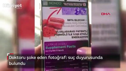 Doktoru şoke eden fotoğraf: suç duyurusunda bulundu