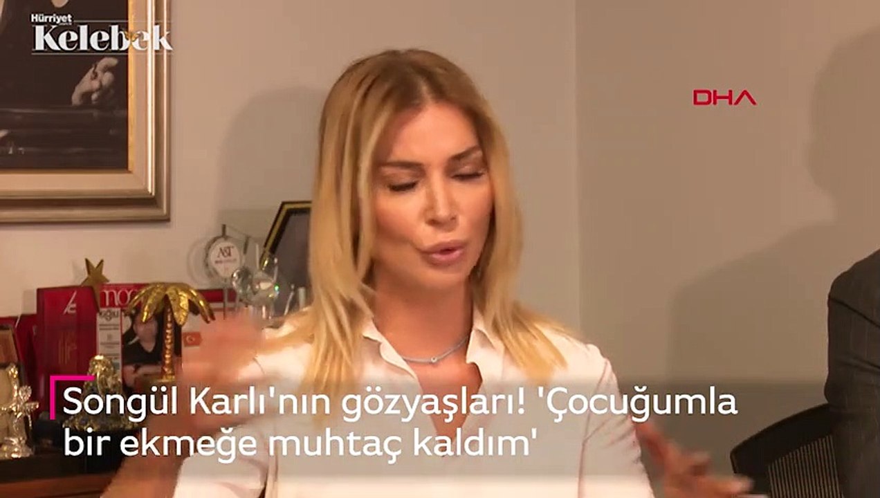 Songül Karlı'nın gözyaşları! 'Çocuğumla bir ekmeğe muhtaç kaldım'