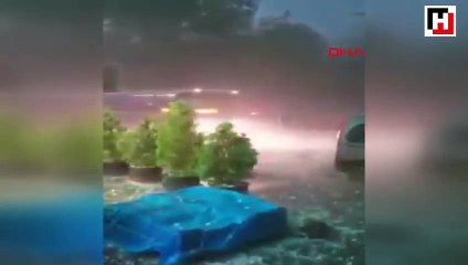 Kastamonu'da dolu yağışı hayatı felç etti