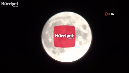 Dolunay kartpostallık görüntüler oluşturdu