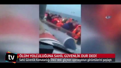 Mültecilerin ölüm yolculuğuna sahil güvenlik ekipleri dur dedi