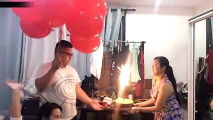 Doğum günü kutlaması faciaya sebep oluyordu