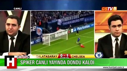 BURAK YILMAZ'IN VERİLMEYEN GOLÜNÜ GÖREN SPİKER DONDU