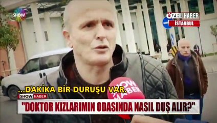 Hastaneyi karıştıran olay: Doktor, hastaların odasında duş aldı!
