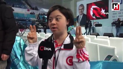 Erdoğan ile down sendromlu sporcunun samimi diyaloğu